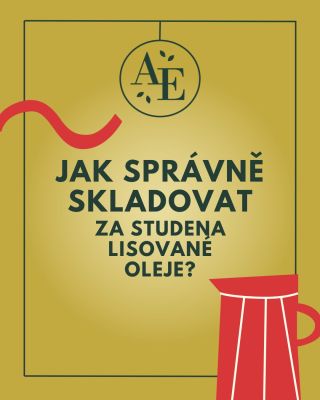 🫙 Za studena lisované oleje jsou poklad v kuchyni. Ale jen pokud je skladuješ správně. Jinak ztrácí chuť, vůni i zdravé...